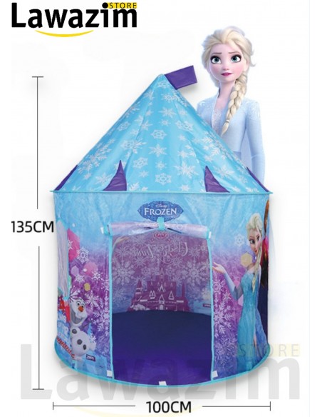 Tente de jeu pour enfants Frozen  Avec des Détails Brillants et Amusants - خيمة أطفال فروزن الساحرة  بتفاصيل لامعة ومليئة بالمرح