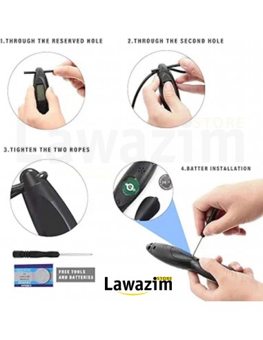 حبل القفز بعداد إلكتروني متقدم Corde à Sauter Électronique Avancée