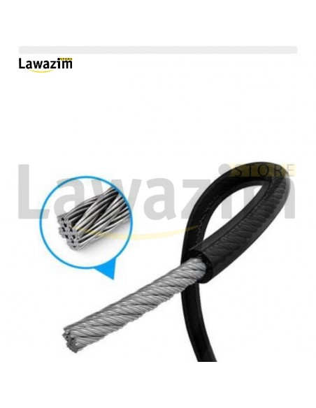Corde à sauter électronique avec écran LCD حبل القفز الالكتروني مع شاشة عرض عداد السرعة للياقة البدنية