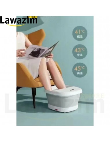 مساج القدم القابل للطي مع نظام الهيدروجين السلبي- Massage des Pieds Pliable avec Système d'Hydrogène Négatif