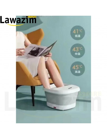 مساج القدم القابل للطي مع نظام الهيدروجين السلبي- Massage des Pieds Pliable avec Système d'Hydrogène Négatif