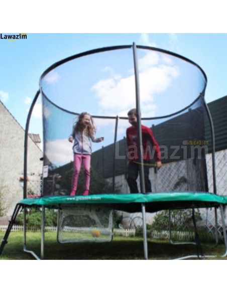 ترامبولين دائري 2,44 متر للقفز و المرح المنزلي Trampoline Rond Fitness ExtérieurComplet avec Filet de Sécurité