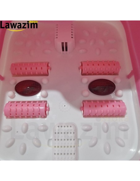 جاكوزي القدمين قابل للطي من اينزو -ENZO PROFESSIONAL Masseur De Bain Pour Les Pieds Spa Pour Les Pieds Motorisé 7in1-Vert