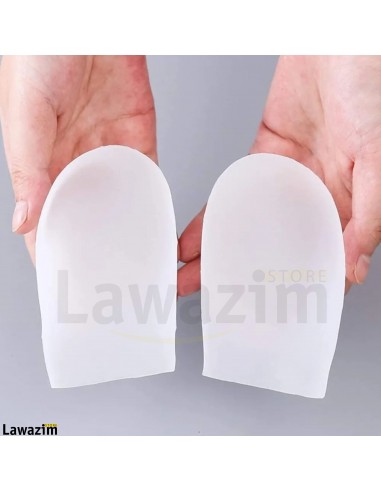 كعب مريح من سيليكون لحماية و رفع القدم Protège-Talon avec Augmentation de Votre Longueur Jusqu’à 3.5 cm