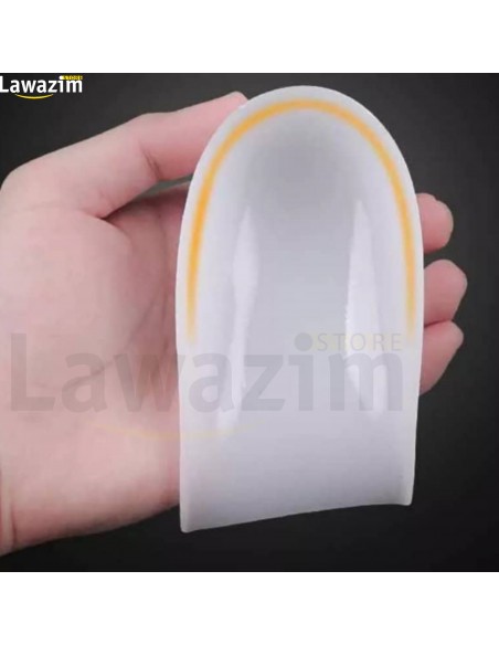 كعب مريح من سيليكون لحماية و رفع القدم Protège-Talon avec Augmentation de Votre Longueur Jusqu’à 3.5 cm
