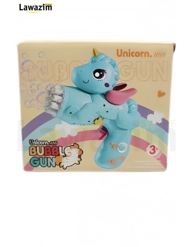 لعبة مسدس فقاعات الصابون من اليونيكورن  Jeu de bulle de savon-unicorne