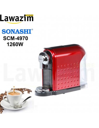 آلة صنع القهوة نسبريسو متعددة الوظائف - Cafetière Multifonction Sonashi SCM-4970