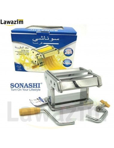 مشينة طرح العجين الأصلية من صوناشي 3في1 - Sonashi Machine À Pâtes - SPM-151