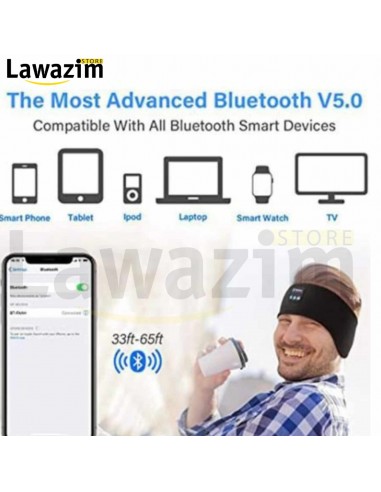 سماعة بلوثوث للنوم الهادئ والرياضة |Casque de sommeil Bluetooth sans fil