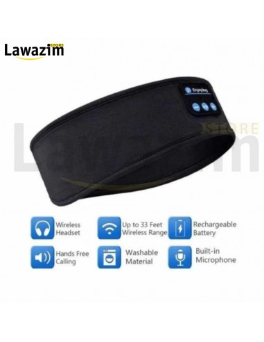سماعة بلوثوث للنوم الهادئ والرياضة |Casque de sommeil Bluetooth sans fil