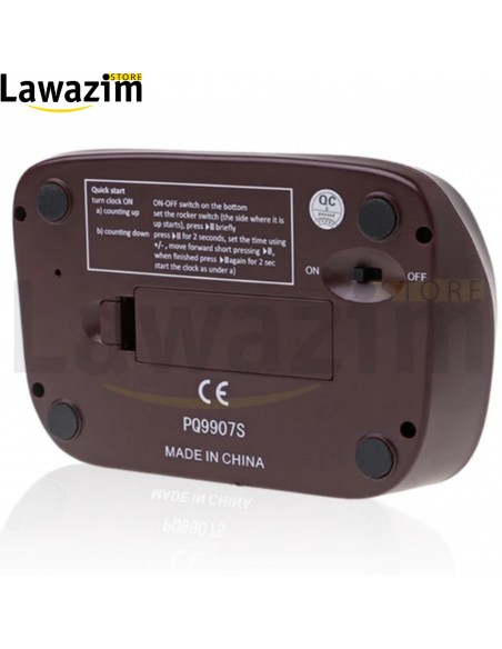 ساعة شطرنج معاصرة، منبه رقمي عالي الجودة Horloge d'échecs contemporain،alarme numérique de haute qualité LEAP-PQ9907S