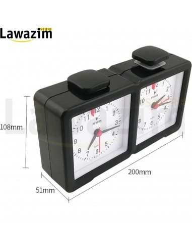 ساعة الشطرنج الكوارتز الإلكترونية التناظرية Horloge d'échecs à quartz électronique analogique -PQ9905