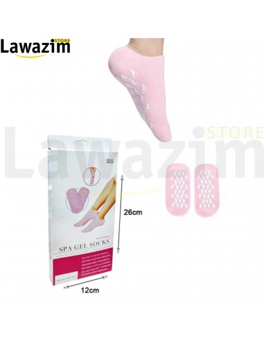 جوارب من الهلام  الناعم طبية للعناية ببشرة القدم / SPA Chaussettes en gel de SPA
