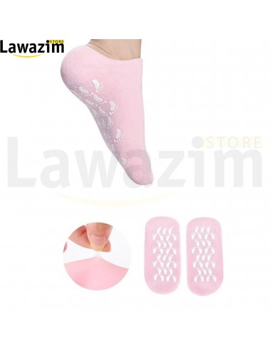جوارب من الهلام  الناعم طبية للعناية ببشرة القدم / SPA Chaussettes en gel de SPA