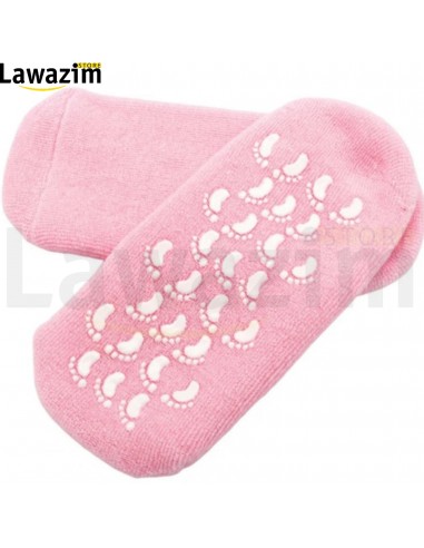 جوارب من الهلام  الناعم طبية للعناية ببشرة القدم / SPA Chaussettes en gel de SPA