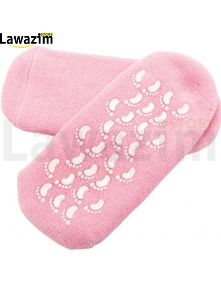 جوارب من الهلام  الناعم طبية للعناية ببشرة القدم / SPA Chaussettes en gel de SPA