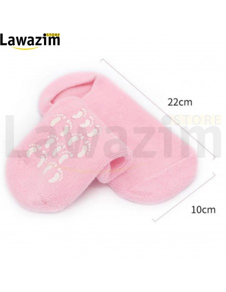 جوارب من الهلام  الناعم طبية للعناية ببشرة القدم / SPA Chaussettes en gel de SPA