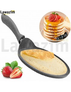 مقلاة بانكيك و كريب ضد الالتصاق عالية الجودة / Poêle à crêpes antiadhésive