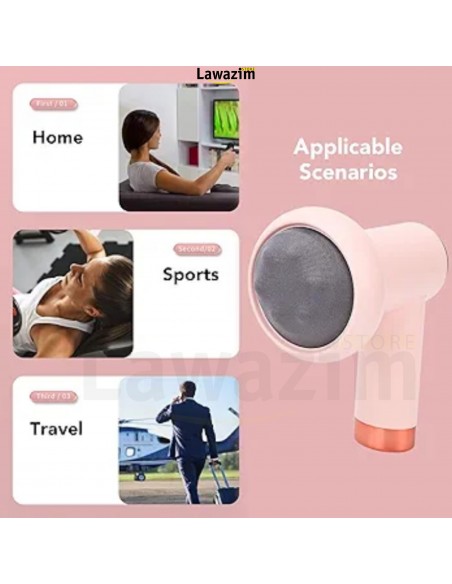 جهاز التدليك المحمول اللاسلكي الفعال بستة مستويات Masseur Complet du Corps sans Fil Portable 6 Niveaux