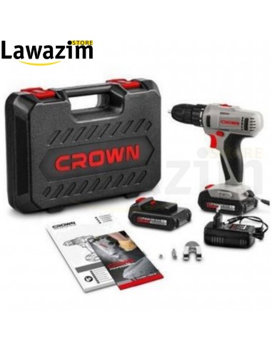 فيسوز لاسلكية أداة مثالية لمشاريعك المنزلية / Visseuse Perceuse Sans Fil 14V 1 Batterie 1,5AH CROWN CT21055LM -1.5S