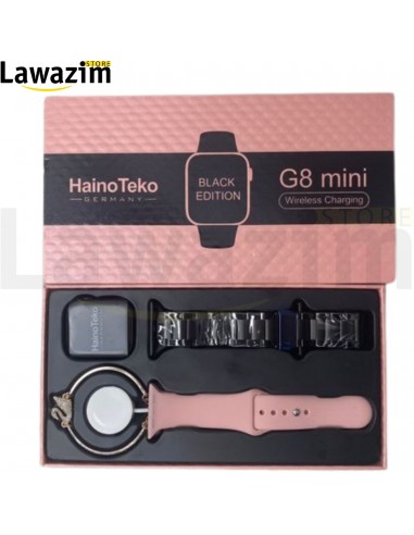 ساعة ذكية بسوار مزدوج Montre intelligente Haino teko Haino teko G8 Mini Black Edition - Double bracelet