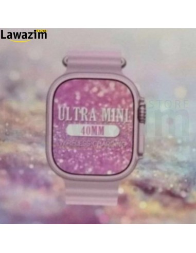 ساعة ذكية وردية اللون من موديو 40 مم Modio MC88 Smart Watch Ultra Mini 40mm – Pink