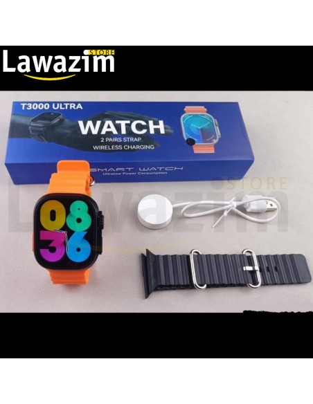 الساعة الذكية : T3000 Ultra: رفاهية التكنولوجيا في ساعة واحدة   - Le Luxe de la Technologie en Une Montre